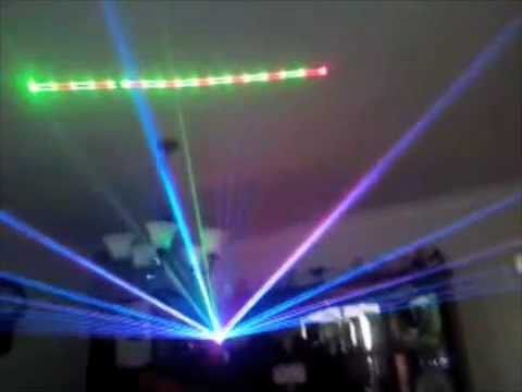1W RGB Laser Test